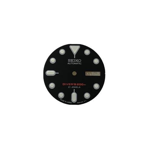 053 seiko replaces - black, dial