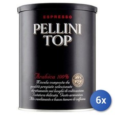 6x Multipack  Caffe Pellini Top Barattolo Gr 250