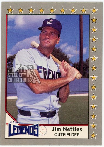 Carta baseball jim nettles - carta,