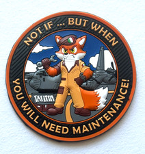 AERONAUTICA MILITARE - EQUIPAGGIO MANUTENZIONE ITALIANO C-130 - TOPPA PVC ALTA QUALITA'