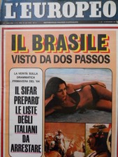 EUROPEO n�48 1967 Ravi Shankar - Margaret LEE - Il Brasile visto Dos Passos[C53]