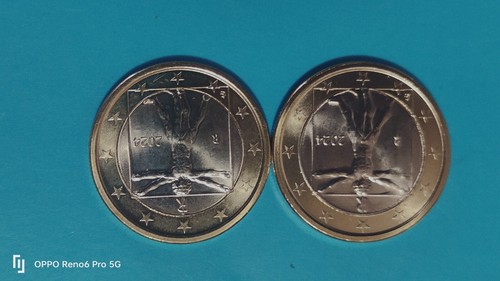 Euro fdc uomo vitruviano - euro,