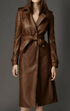 Cappotto trench donna marrone