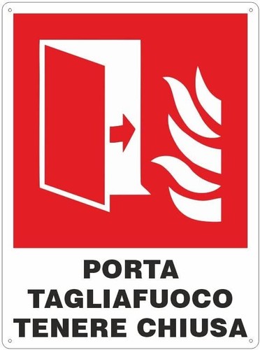 Cartello segnaletico porta - cartello,