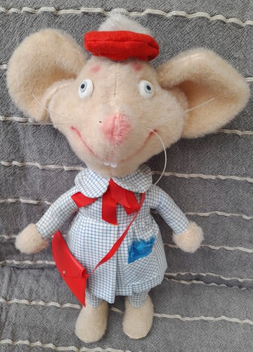 Pupazzo vintage topo - topo, gigio