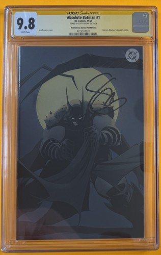 Absolute batman cgc 9 8 - absolute, 9.8
