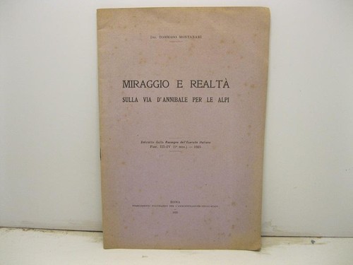 Montanari tommaso miraggio - montanari, tommaso.,