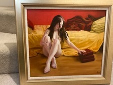 Quadro ad olio incorniciato