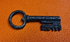 ANTICA CHIAVE SERRATURA IN FERRO BATTUTO DA COLLEZIONE XV/XVI SECOLO **7,7cm**