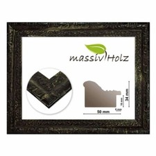 Cornice Barocca BA1088, Nero