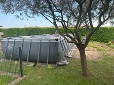 piscina esterna intex compresi accessori e un robottino profess. per pul.piscina