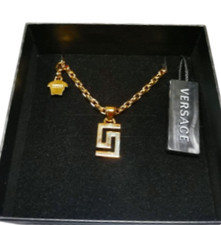 Versace Necklace Greca Logo