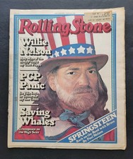 Rolling Stone Magazine Issue 269 July 13 1978 Willie Nelson Bruce Springsteen