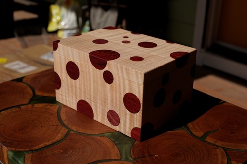 Scatola legno duro esotico - scatola, in
