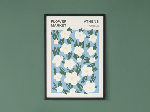 Poster mercato dei fiori - mercato,