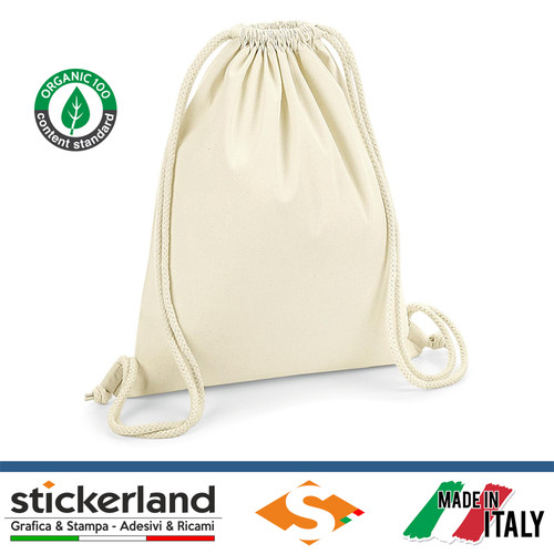 Sacca zaino cotone 100 - sacca, 100%