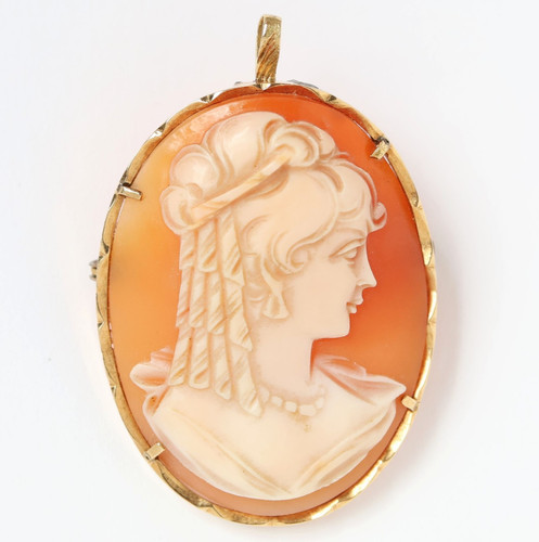 Grande ciondolo spilla oro