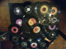 LOTTO STOCK 40 dischi vinile 45 giri anni 60/70 con raccoglitore 