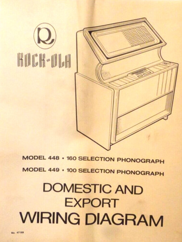Rock ola model 448 - rock-ola, &