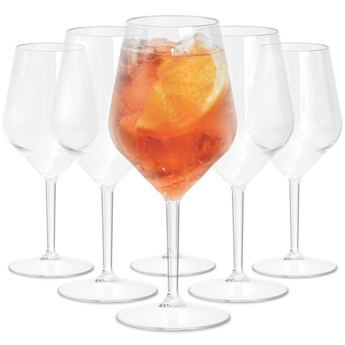 Set calici plastica vino - set,