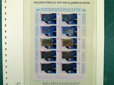 Vol spatial transmillénaire, Minifeuilles voyagé sur fusée RSM-40M, certificat