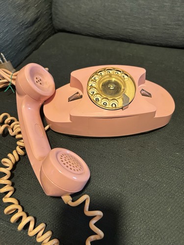 Telefono vintage rosa western - telefono,