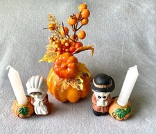 Portacandele in ceramica per