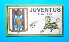 SCUDETTO CALCIATORI PANINI 1970/71 JUVENTUS IN TESSUTO RASO REC/REMOVED 