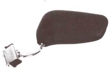 SPECCHIO DX  NERO CON MORSETTO