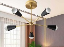 Lampadario Sputnik in ottone