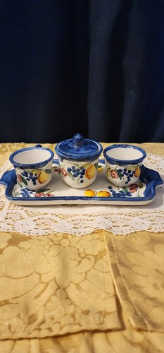 Vietri espresso set - vietri, avallone