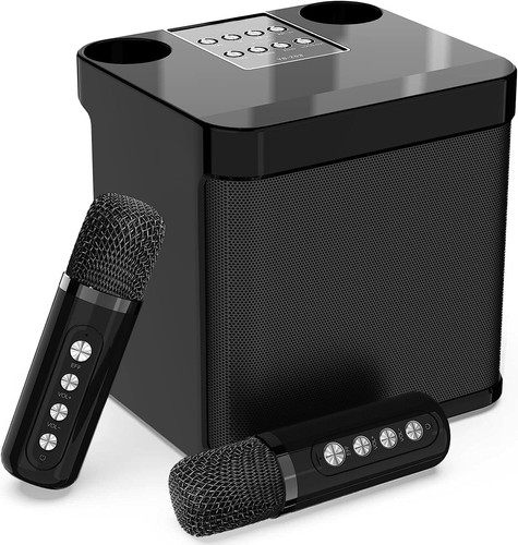 Karaoke con microfono - con,