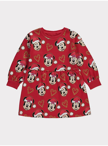 Vestito felpa rosso natale - rosso,