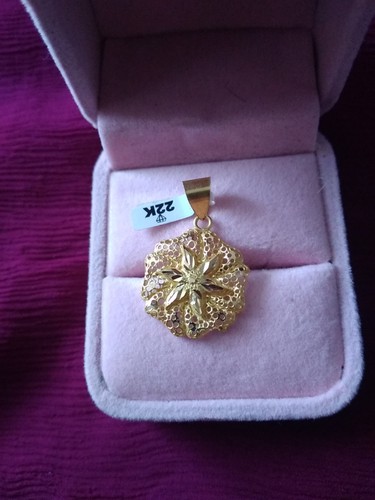 Ciondolo fiore oro saudita - , 22