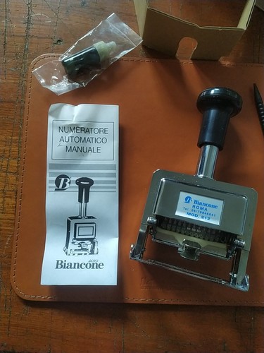 Timbro numeratore automatico - timbro,