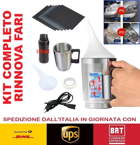 Kit lucidatura fari auto - di,