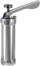 Siringa per Biscotti E Dolci in Acciaio Pistola Decoratrice Con Beccucci Interca