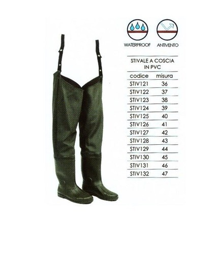 Stivali per pesca pvc - la,