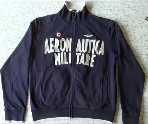 Felpa blu garzata aeronautica - blu,