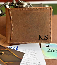 Portafoglio Uomo Personalizzabile in Pelle Vintage - RFID e Incisione