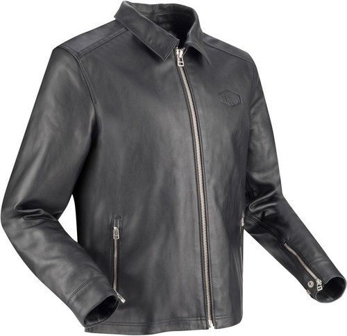 Giacca pelle moto segura - in,