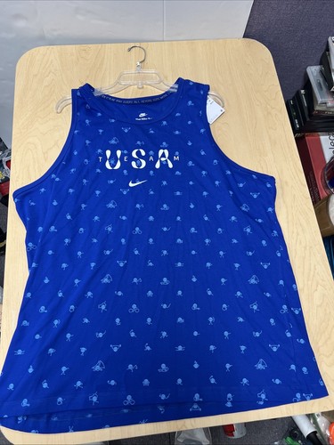Nike uomo usa club tank - usa,