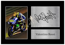IGR Print - Valentino Rossi (Moto GP) - Poster con Stampa Autografo in A4