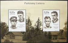 Foglio miniatura lituania - miniatura,