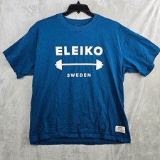 Eleiko Svezia T Shirt Blu XL Collezione Heritage Atletica Uomo