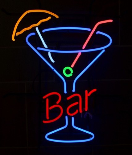 Lampada insegna neon cocktails - neon,