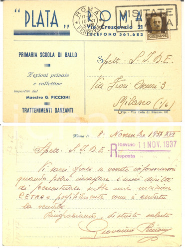 1937 roma maestro giovanni - 1937,