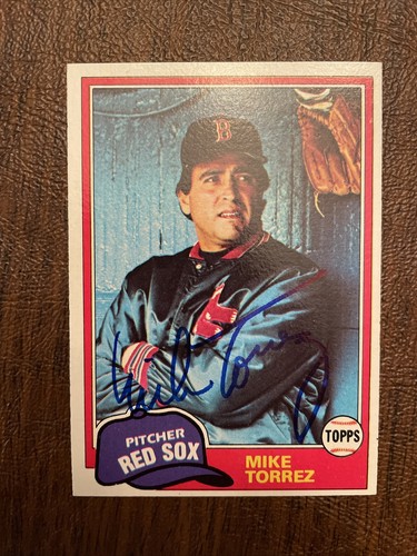 Mike torrez 1981 topps - mike,