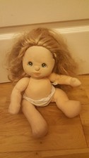 bambola vintage my child girl feltro panno snodato bambola mattel bionda 1985
