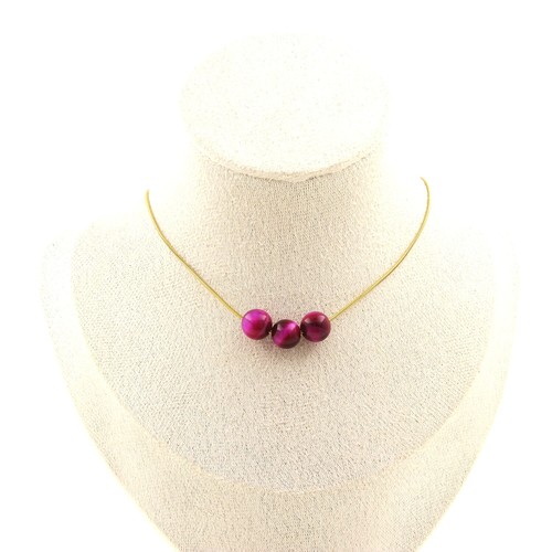 Collana perle occhio di - 3,